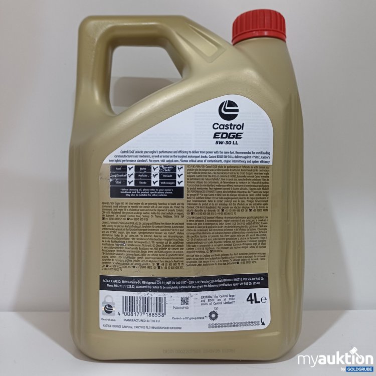 Artikel Nr. 985501: Castrol Edge 5W-30 LL, 4L