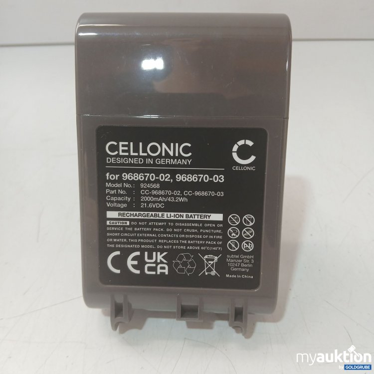 Artikel Nr. 995501 Artikel Nr. 995501: Cellonic Premium tool Battery