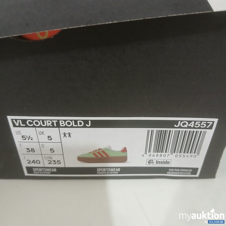 Artikel Nr. 462502 Artikel Nr. 462502: adidas VL COURT BOLD J Größe 38