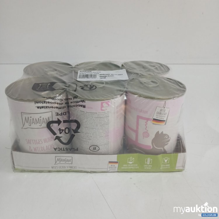 Artikel Nr. 852502: Mjamjam Katzenfutter Huhn&Wildlachs 6x400g