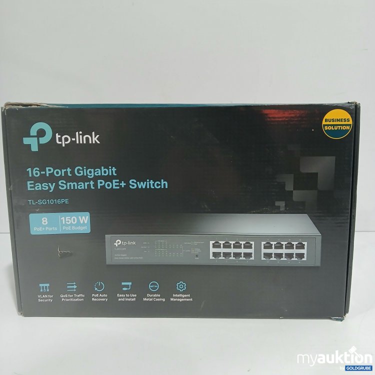 Artikel Nr. 914502: Tp-link 16Port Gigabit Easy Smart PoE+ Switch TL-SG1016PE 