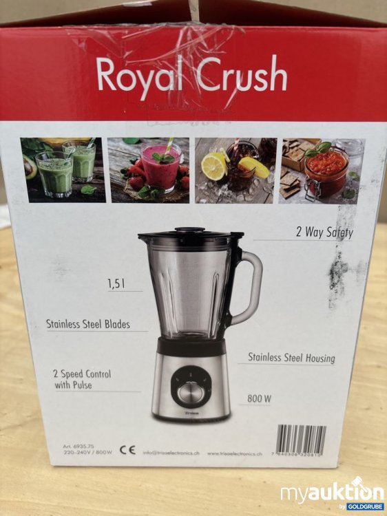 Artikel Nr. 921502: Trisa Royal Crush Standmixer 1.51 l 800W