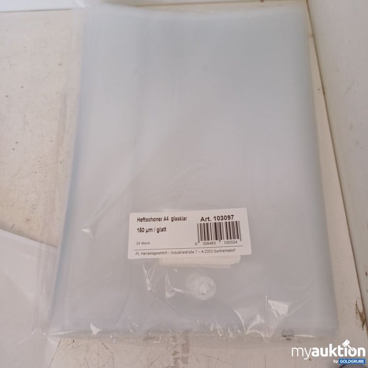 Artikel Nr. 976502 Artikel Nr. 976502: Heftschoner A4 glasklar 160 µm