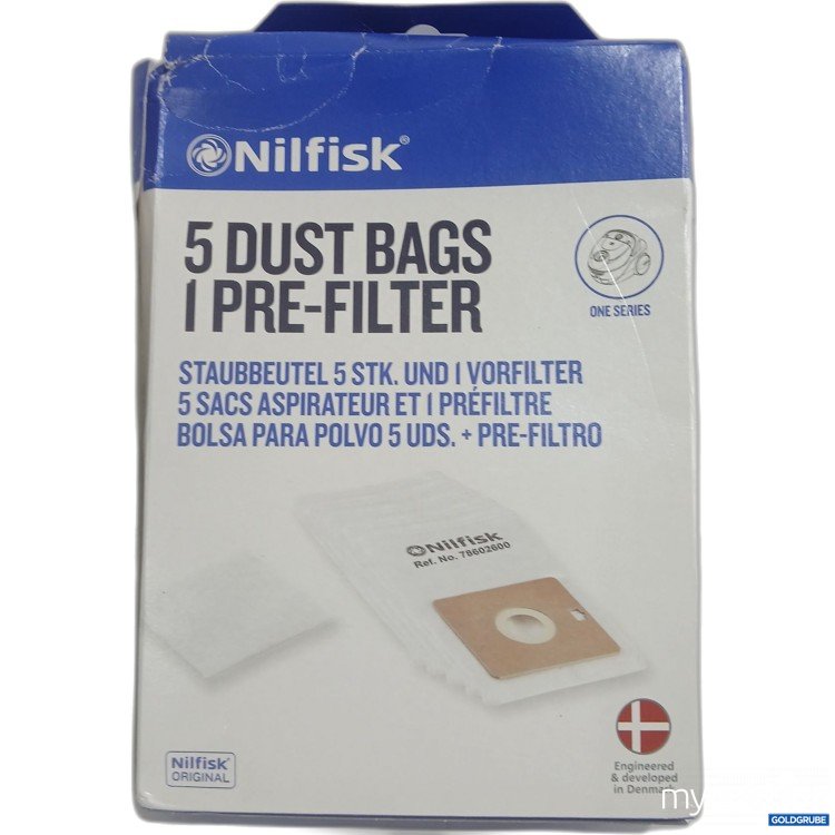 Artikel Nr. 989502 Artikel Nr. 989502: Nilfisk 5 Dust Bags Pre Filter