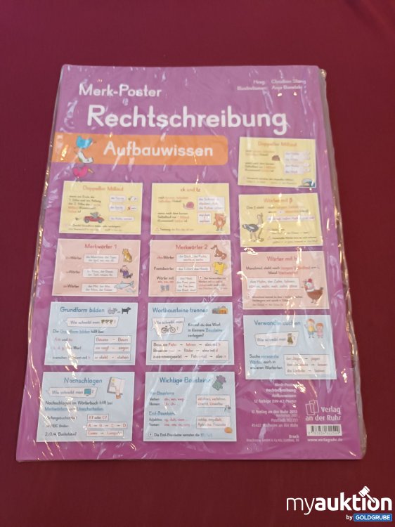 Artikel Nr. 999502 Artikel Nr. 999502: Originalverpackt, Merk Poster Rechtschreibung Aufbauwissen