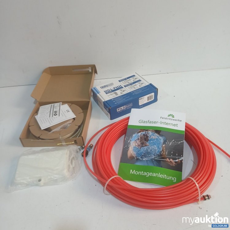 Artikel Nr. 465503: Feistritzwerke Glasfaser Starterpaket mit Montageanleitung und Kabel