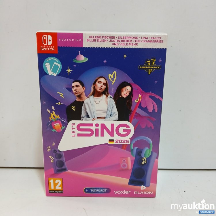Artikel Nr. 468503 Artikel Nr. 468503: Nintendo Switch Let's Sing 2025 2-Mikrofon-Pack