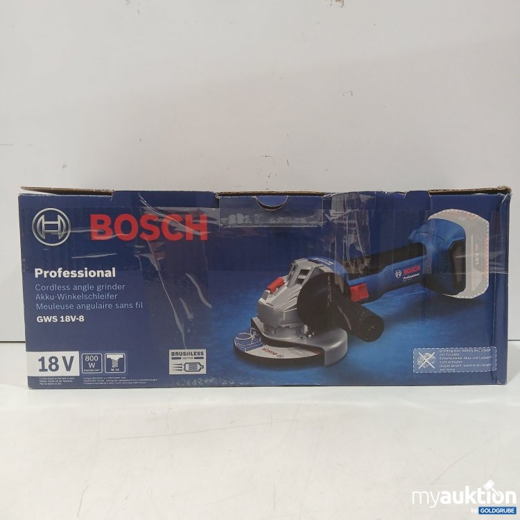 Artikel Nr. 478503: Bosch Professional Akku-Winkelschleifer GWS 18V-8 (Ohne Schleifscheibe, Akku und Ladegerät!)
