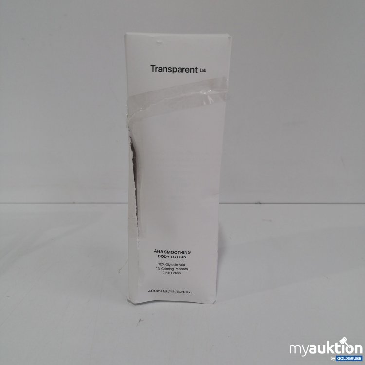 Artikel Nr. 833503 Artikel Nr. 833503: Transparent Lab Aha Smoothing Body Lotion 400ml