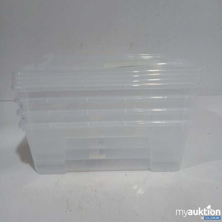 Artikel Nr. 893503: IKEA SAMLA Aufbewahrungsbox transparent 39x28x14cm mit Deckel