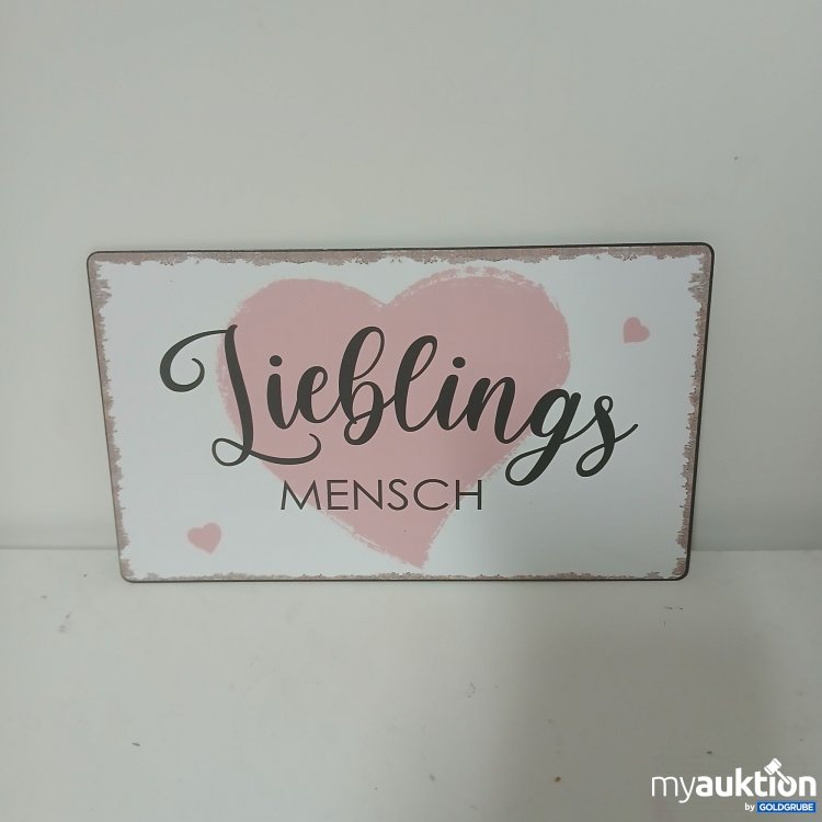 Artikel Nr. 917503 Artikel Nr. 917503: Schild "Lieblings Mensch"