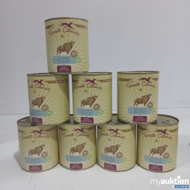 Artikel Nr. 960503: Tera Canis Classic Hundefutter Büffel mit Hirse, Tomate & Papaya 8x800g
