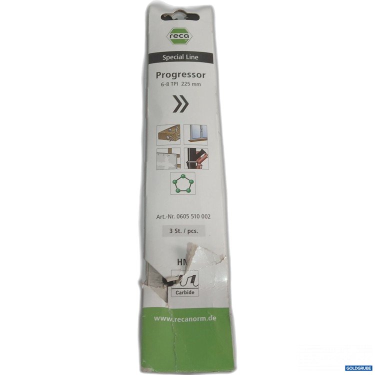 Artikel Nr. 525504: Reca Special Line Progressor 6-8TPI 225mm 3Stk 