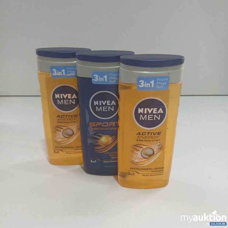 Artikel Nr. 843504 Artikel Nr. 843504: NIVEA MEN Active Duschgel 3x250ml