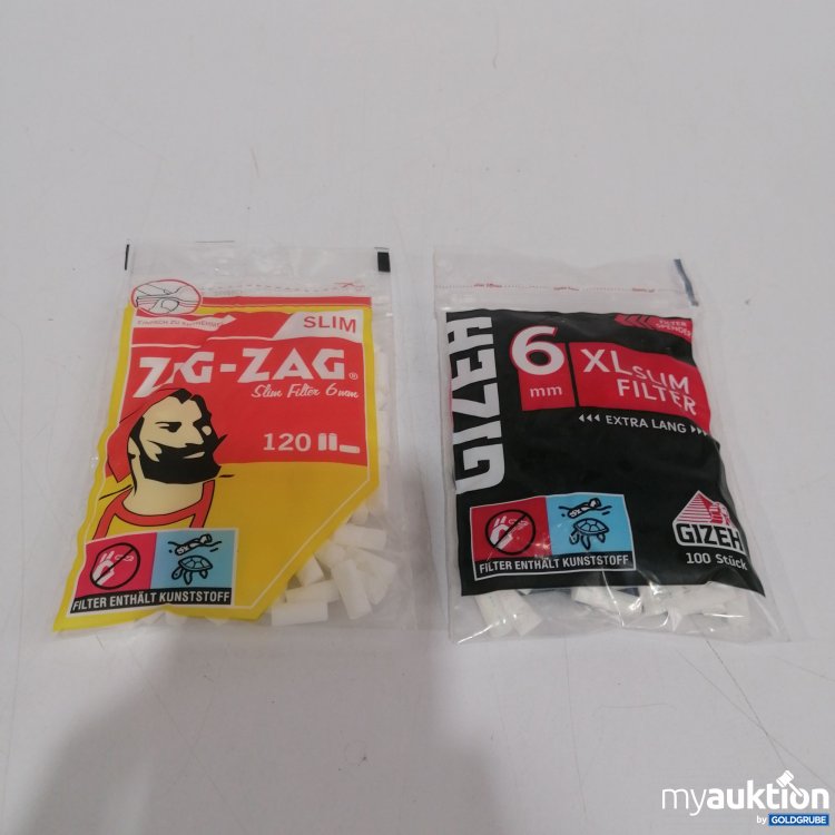 Artikel Nr. 859504: Zig Zag Slim Filter 6mm, 120 Stk., Gizeh XL Slim Filter 6mm