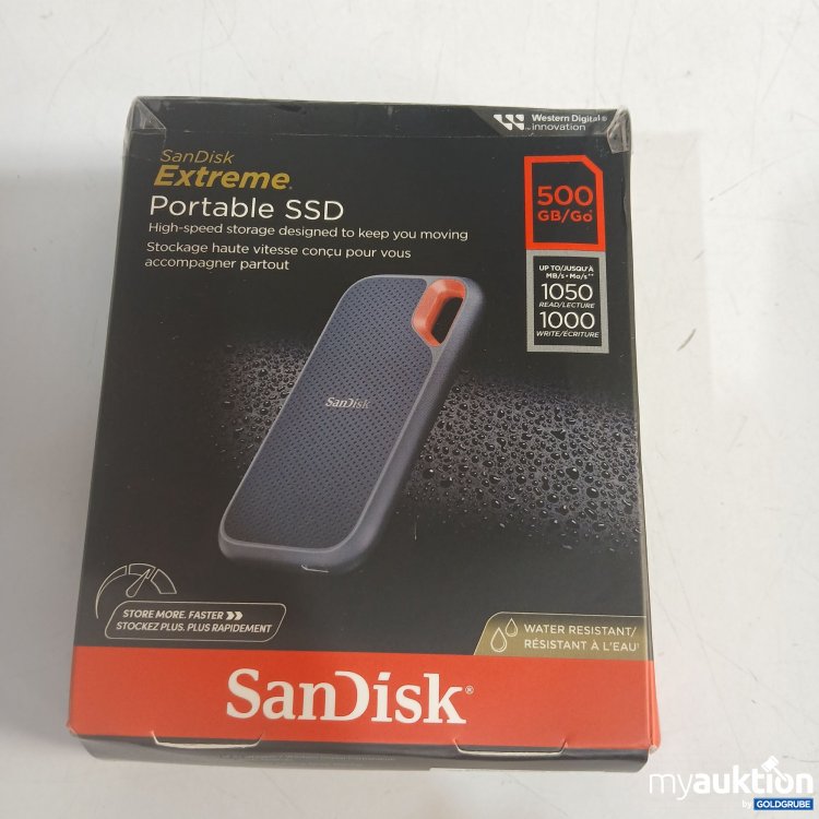 Artikel Nr. 867504: SanDisk Extreme Portable SSD 500GB 