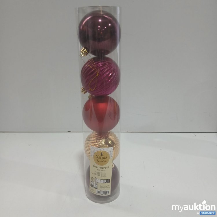 Artikel Nr. 912504 Artikel Nr. 912504: Xmas Baubles Weihnachtskugeln 5 Stück
