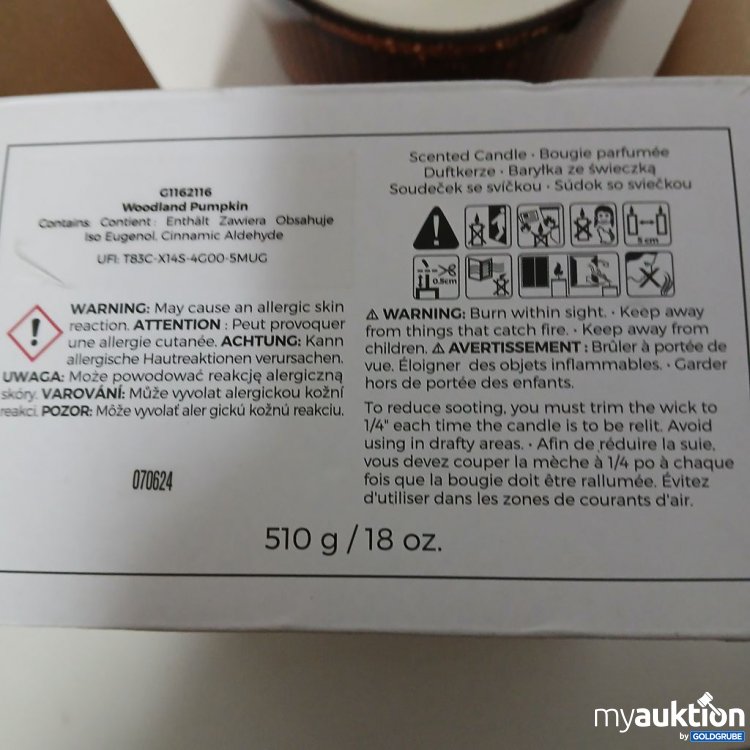 Artikel Nr. 918504: PARTYLITE Duftkerze Woodland Pumpkin 510 g