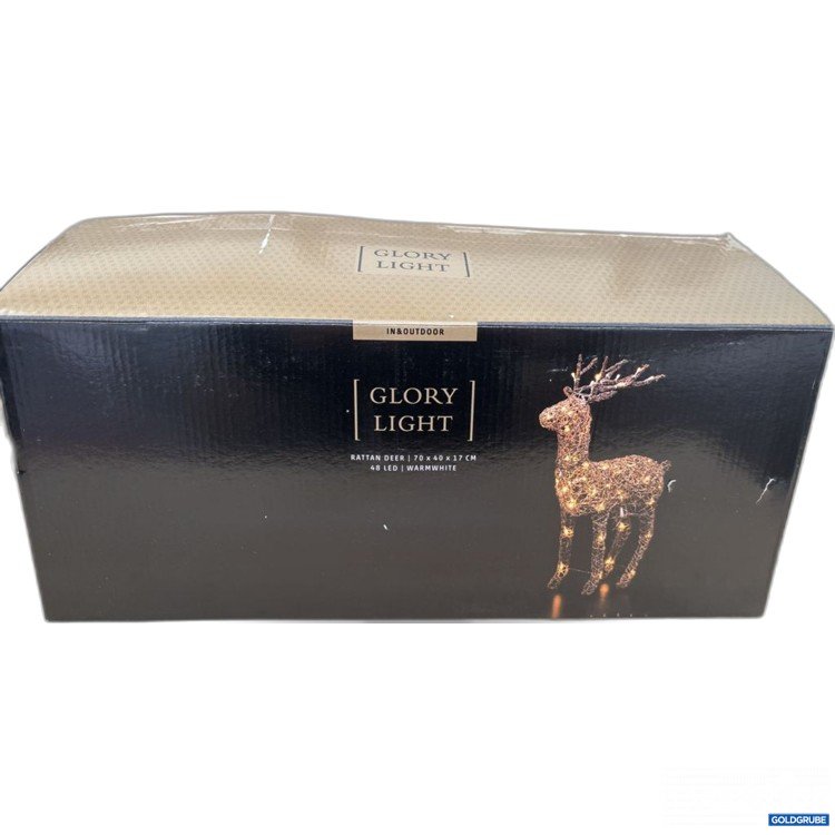 Artikel Nr. 921504: GLORY LIGHT Rattan Deer 70x40x17 cm