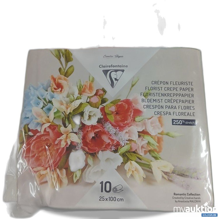Artikel Nr. 922504 Artikel Nr. 922504: Clairefontaine Florist Crepe Paper 25x100 cm