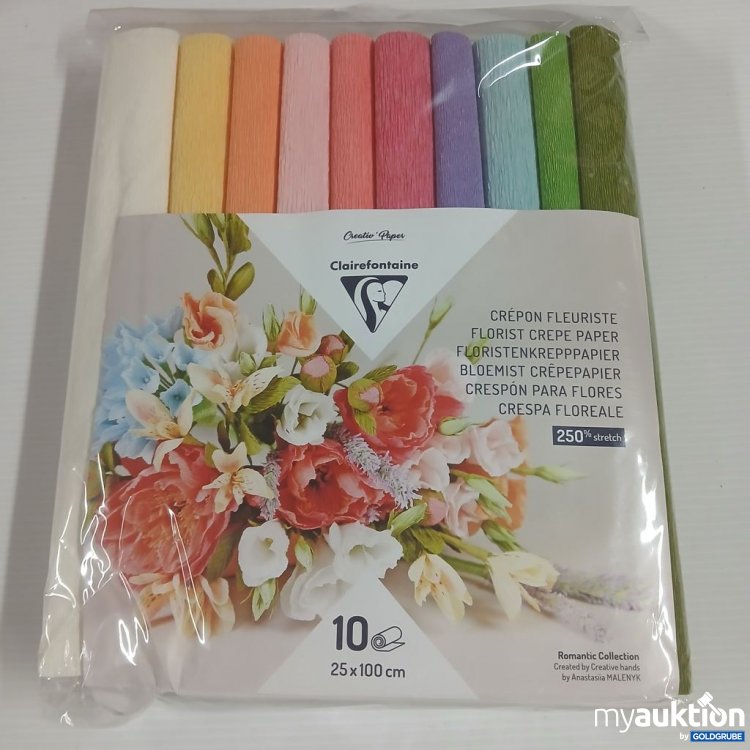 Artikel Nr. 922504 Artikel Nr. 922504: Clairefontaine Florist Crepe Paper 25x100 cm
