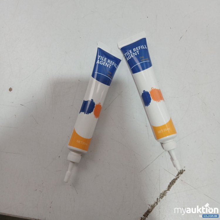 Artikel Nr. 955504: Wasserfester Fliesen-Porzellan-Spalt-Reparaturmittel 2x20ml