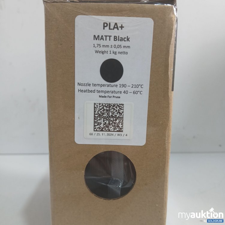 Artikel Nr. 981504: Prusa by Josef Prusa Basic Filament PLA+ Matt Black 1,75mm