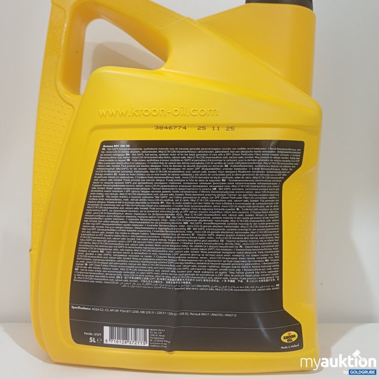 Artikel Nr. 985504: Kroon-Oil Avanza RPC 5W-30, 5L