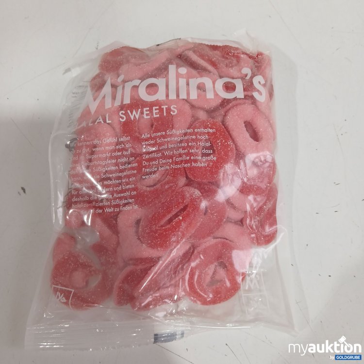 Artikel Nr. 460505: Miralinas Halal Sweets Erdbeerringe 500g 