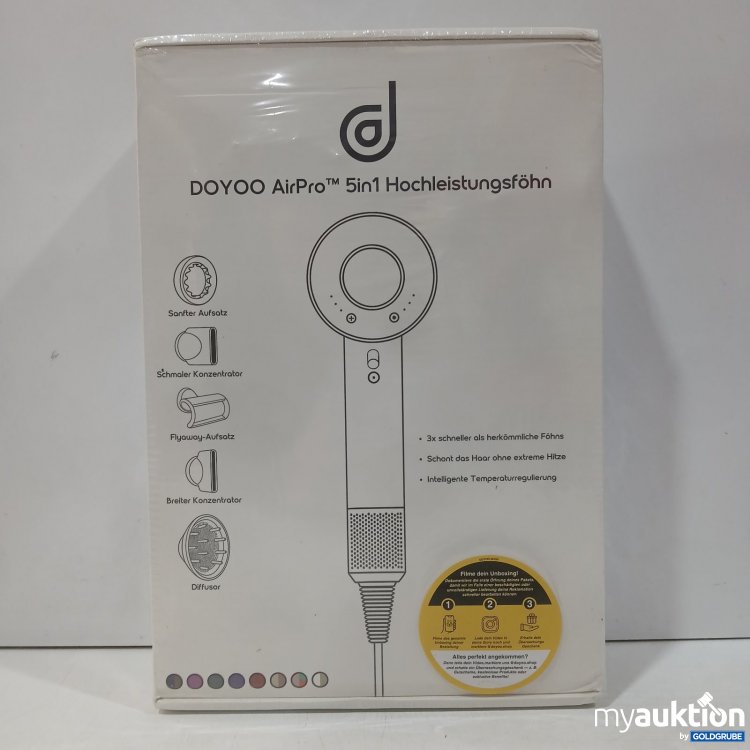 Artikel Nr. 478505: DOYOO AirPro 5in1 Hochleistungsföhn Farbe: blau