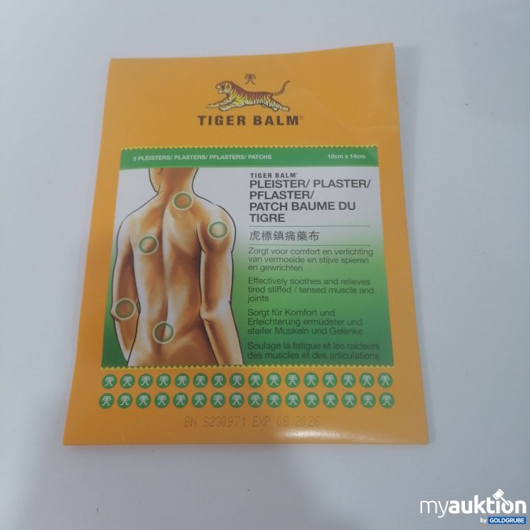 Artikel Nr. 777505 Artikel Nr. 777505: Tiger Balm 3 Pflaster 10x14cm