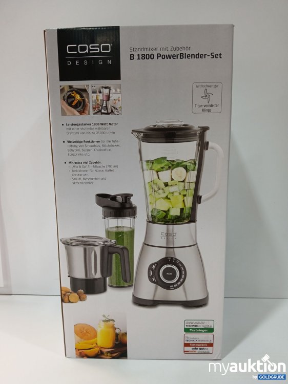 Artikel Nr. 800505 Artikel Nr. 800505: Caso Standmixer mit Zubehör B1800 PowerBlender-Set