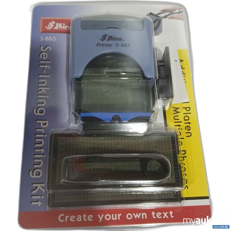 Artikel Nr. 882505 Artikel Nr. 882505: Shiny Self-Inking Printing Kit S-883