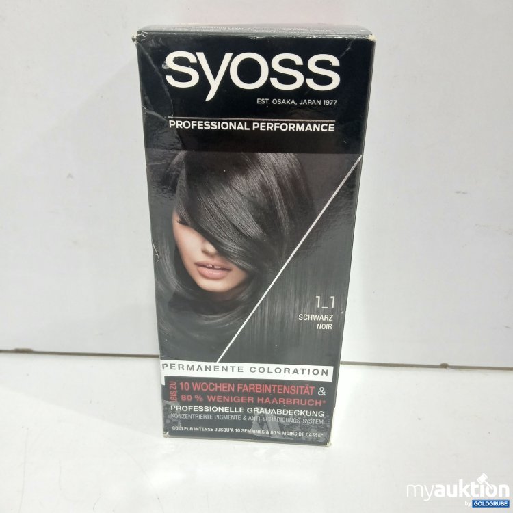 Artikel Nr. 920505: SYOSS Permanente Coloration Schwarz 