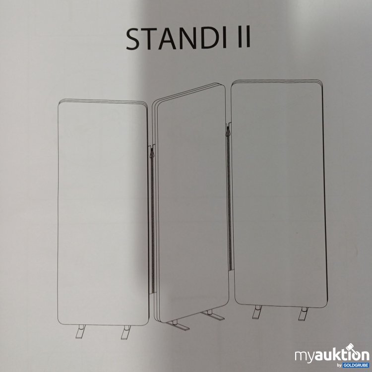 Artikel Nr. 982505 Artikel Nr. 982505: Beliani STANDI II, dreiteilige, faltbare Trennwand