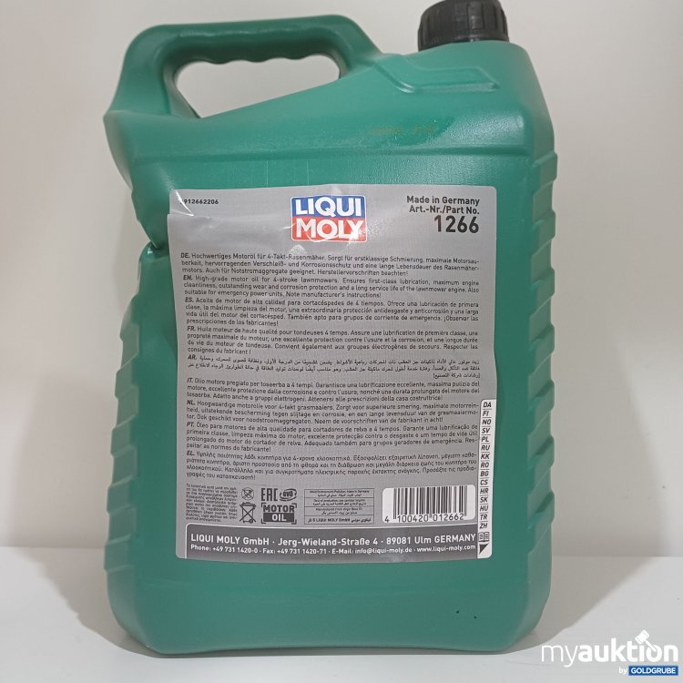 Artikel Nr. 985505: LIQUI MOLY Rasenmäher-Öl SAE 30, 5L
