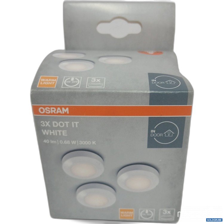 Artikel Nr. 446506 Artikel Nr. 446506: Osram Dot It weiß LED-Leuchte 3Stk