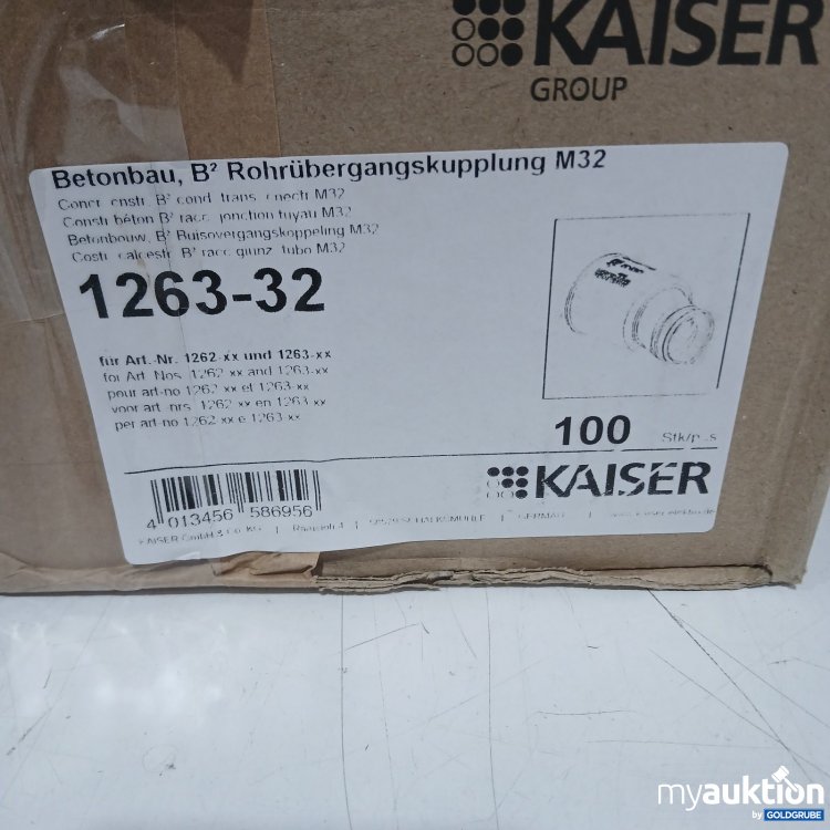 Artikel Nr. 448506 Artikel Nr. 448506: Kaiser Rohrübergangskupplung M32 100stk