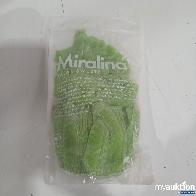 Artikel Nr. 460506: Miralinas Halal Sweets Saure Bänder Apfel 500g 