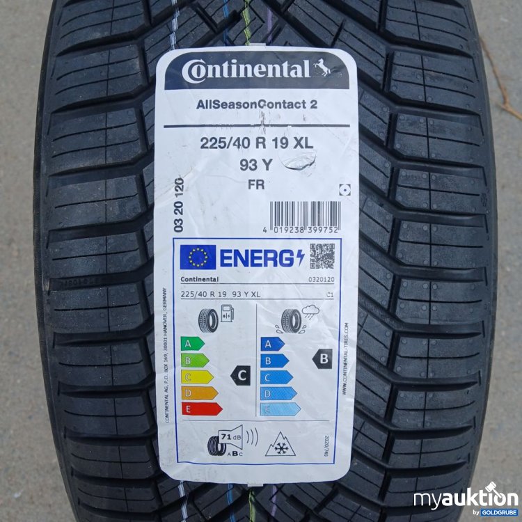 Artikel Nr. 523506: Continental AllSeasonContact 2 225/40 R 19 XL