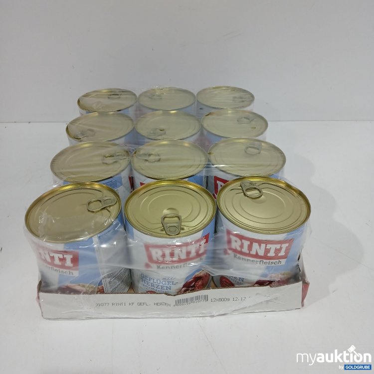 Artikel Nr. 808506: Rinti Kennerfleisch Geflügelherzen 12x800g