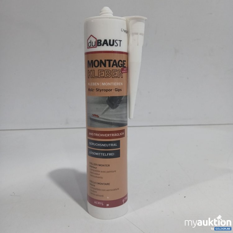 Artikel Nr. 894506: Du Baust Montage Kleber Acryl 310ml 