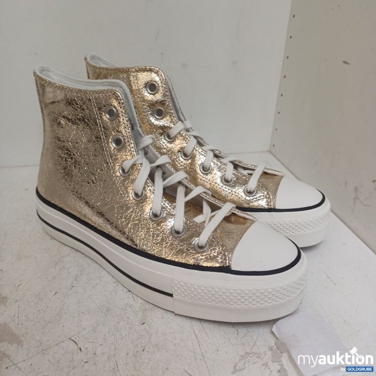 Artikel Nr. 980506 Artikel Nr. 980506: Converse Chuck Taylor All Star Lift High Top Metallic Gold/White