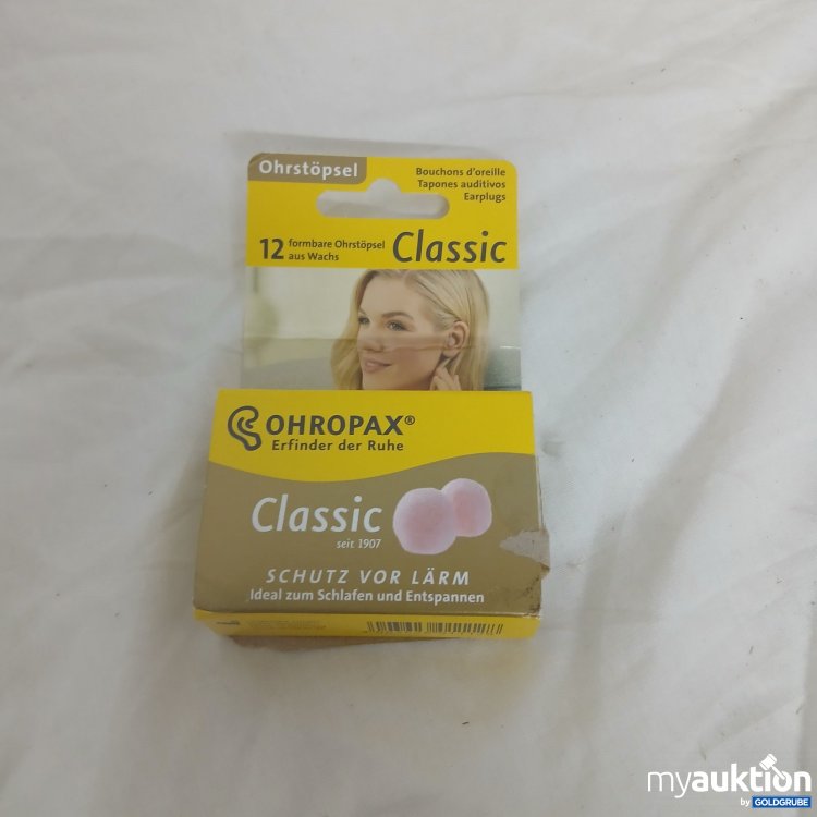 Artikel Nr. 361507 Artikel Nr. 361507: Ohropax Ohrstöpsel 12 Stück