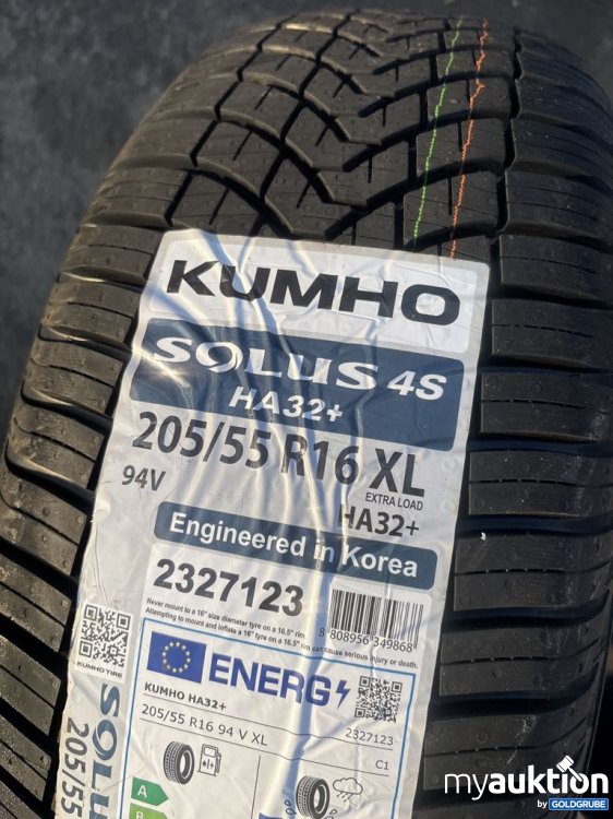 Artikel Nr. 442507: Kumho Solus 4S HA32+ 205/55 R16 XL