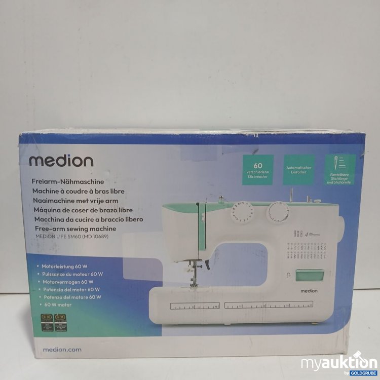 Artikel Nr. 447507: medion Freiarms-Nähmaschine LIFE SM60 (MD 10689) 60W