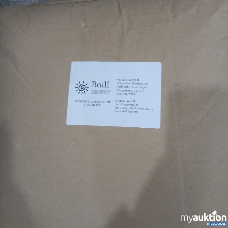 Artikel Nr. 461507: Boil Vogelfutter Sonnenblumenkerne gestreift 25kg 