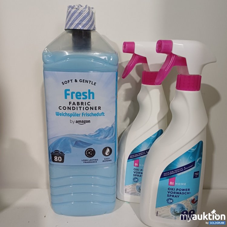 Artikel Nr. 471507: Set Haushaltsartikel: Fresh Weichspüler + 2 x Oxi Power Vorwaschspray