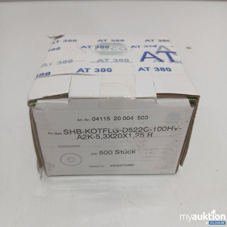 Artikel Nr. 522507 Artikel Nr. 522507: Reca SHB-KOTFLG-D522C-100HV-A2K 5,3X20X1,25 R 500 Stück