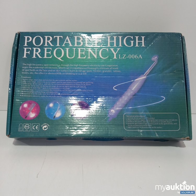 Artikel Nr. 821507 Artikel Nr. 821507: Portable High Frequency LZ 006A